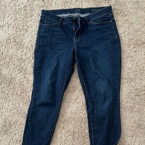 a.n.a Women's Dark Blue Skinny Jeans